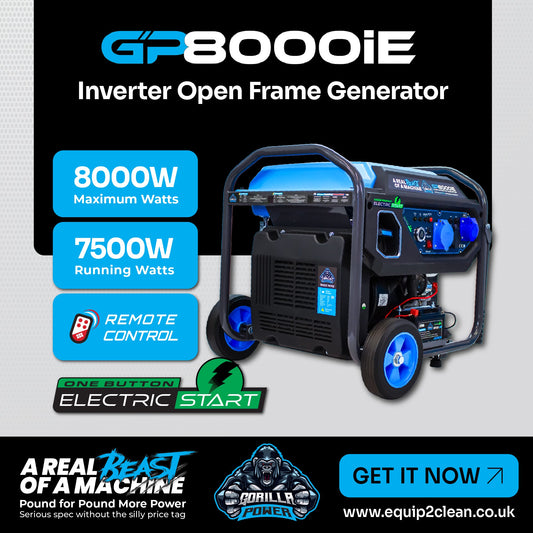 Gorilla Power GP8000iE Electric-Start Inverter Generator