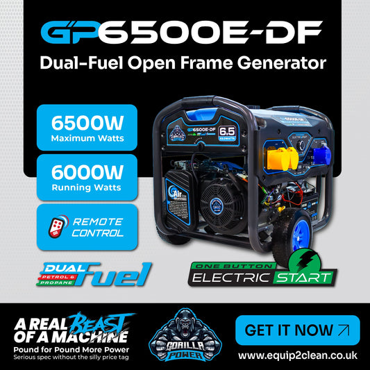 Gorilla Power GP6500E-DF Dual-Fuel Generator
