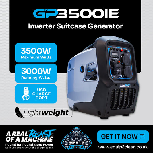 Gorilla Power GP3500i Inverter Suitcase Generator