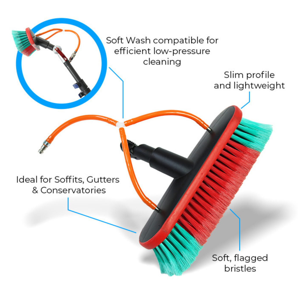 Soft Wash Brush - for Soffits, Gutters & Conservatories