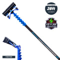 Aquaspray® Venom 28ft 100% Carbon Kevlar Insulated Waterfed Window Cleaning Pole 6-Section