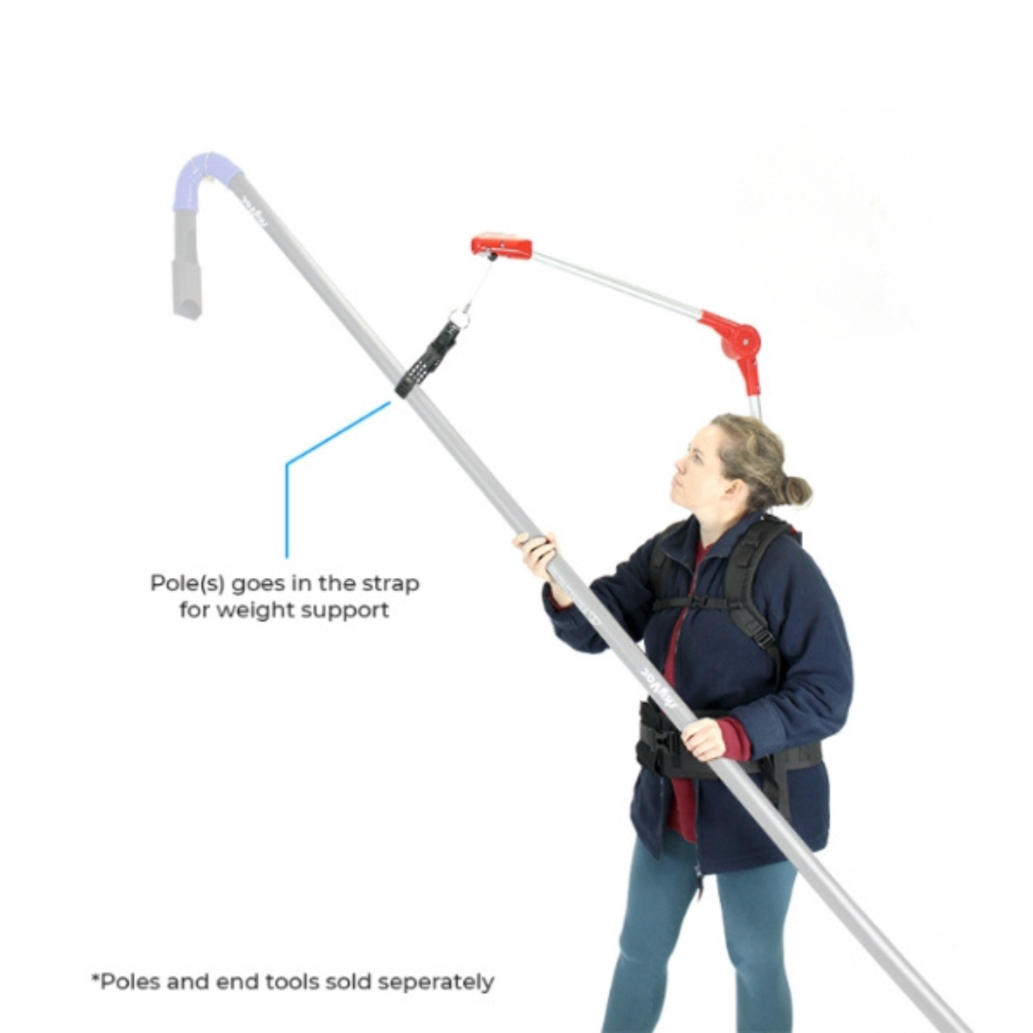skyVac® Harness - Padded Backpack Harness