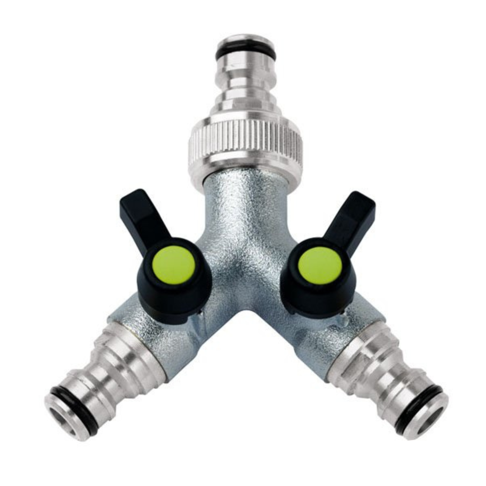 2 Way Water Manifold with Hose Adaptor