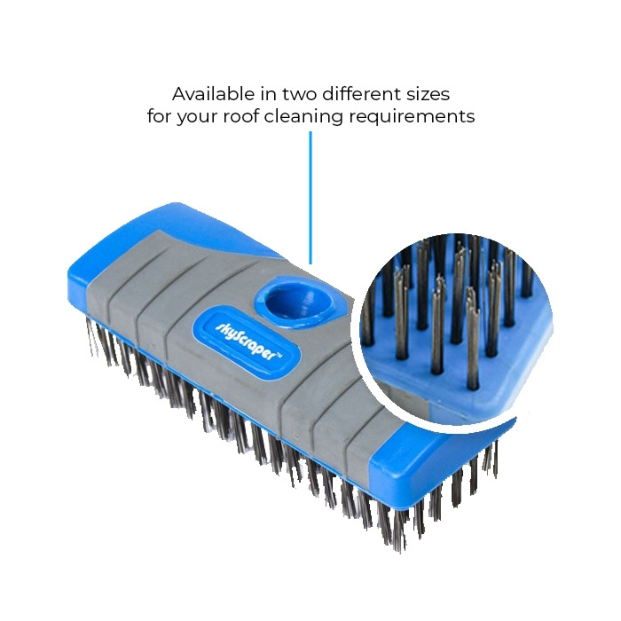 skyScraper® Wire Brush - For roof cleaning
