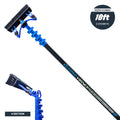 Aquaspray® Venom 18ft 50% Carbon 50% Fiberglass Waterfed  Window Cleaning Pole – 4 Sections