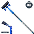 Aquaspray® Venom 25ft 50% Carbon 50% Fibreglass  Waterfed Window Cleaning Pole – 5 Sections