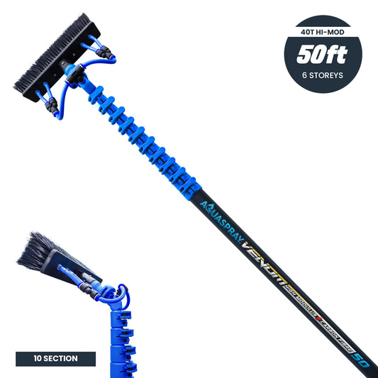 Aquaspray Venom 50ft 40T High-Mod Water-Fed Pole