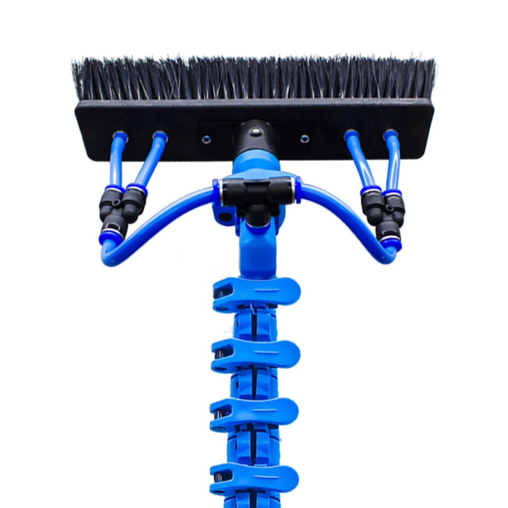 Aquaspray® Venom 25ft 50% Carbon 50% Fibreglass  Waterfed Window Cleaning Pole – 5 Sections
