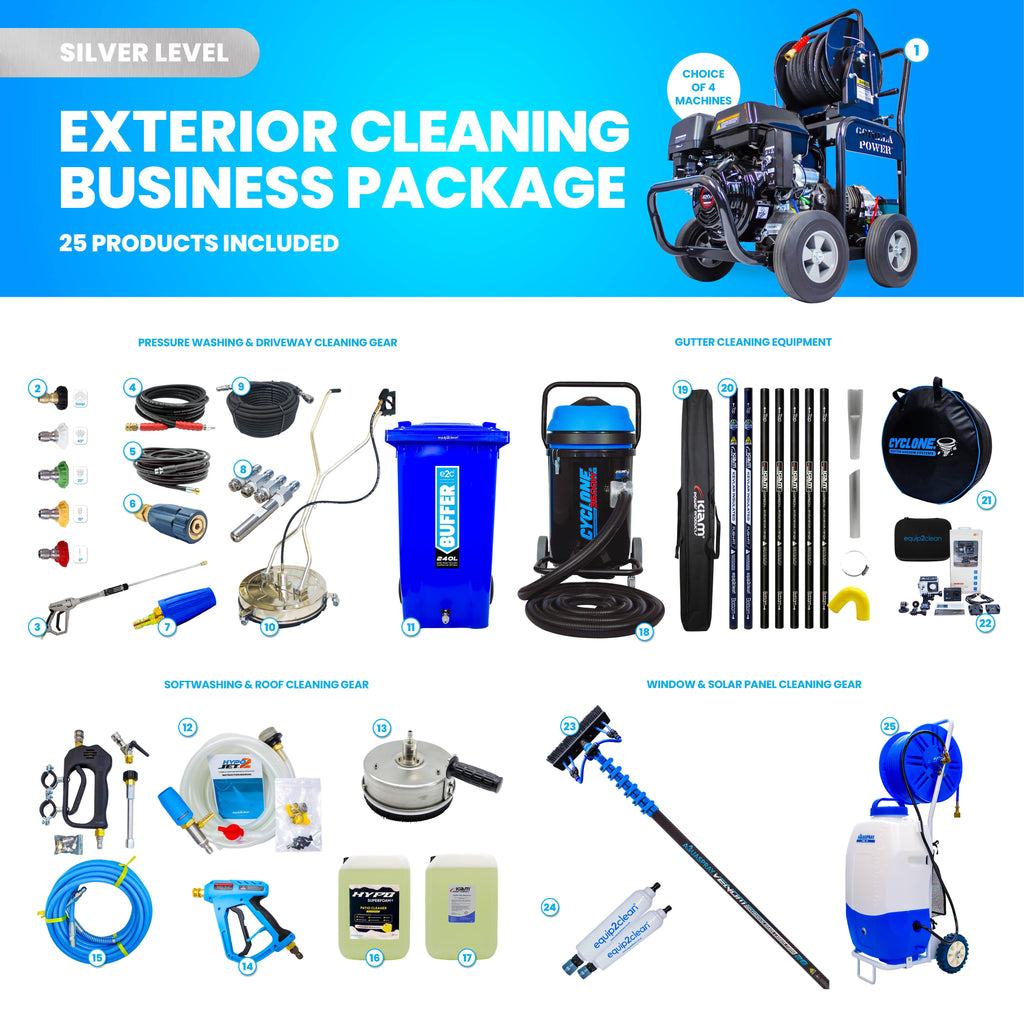 SILVER Exterior Cleaning Business Start-Up Package