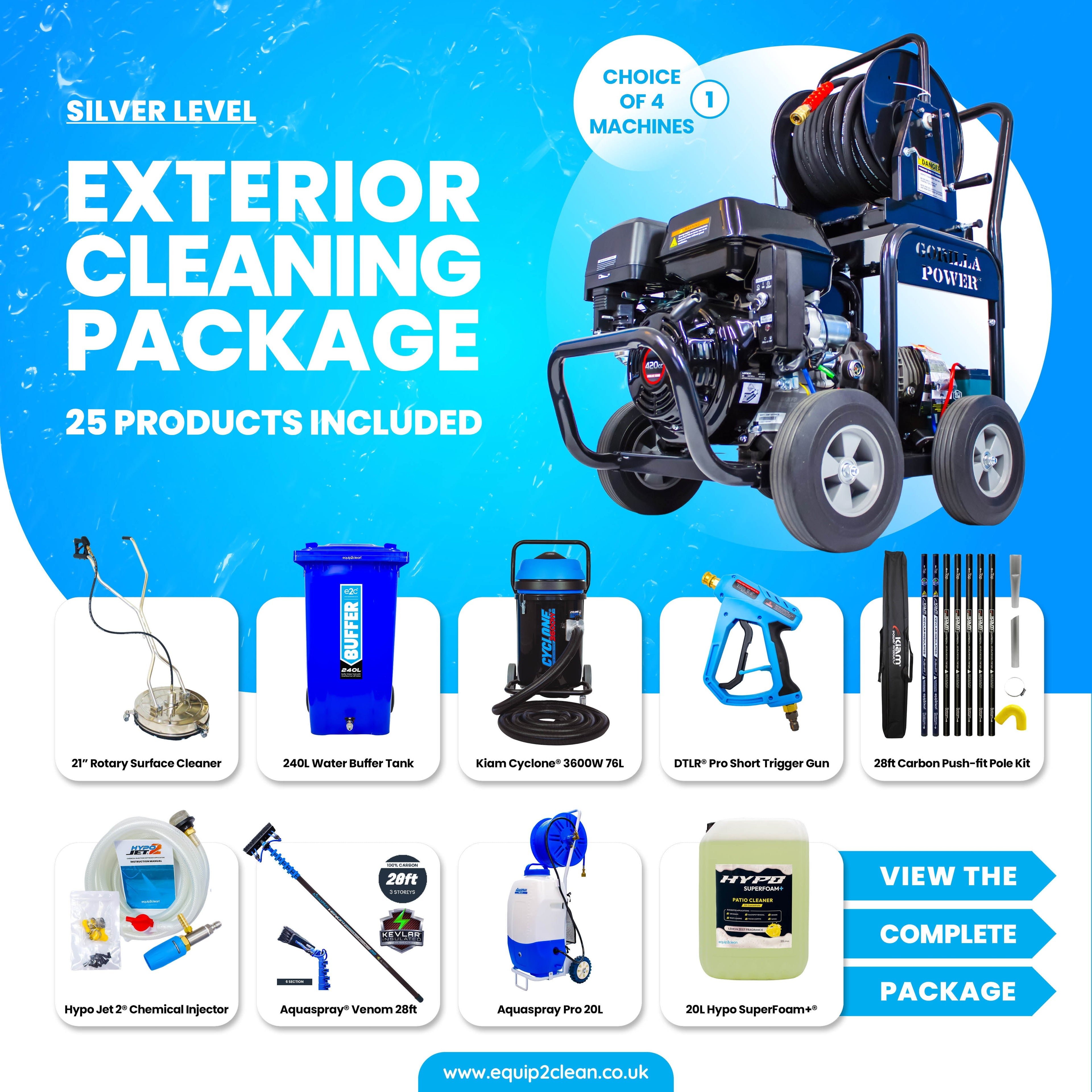 SILVER Exterior Cleaning Business Start-Up Package