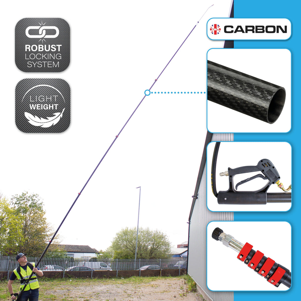 Carbon Reach 5.4 Metre Telescopic Carbon Fibre Lance