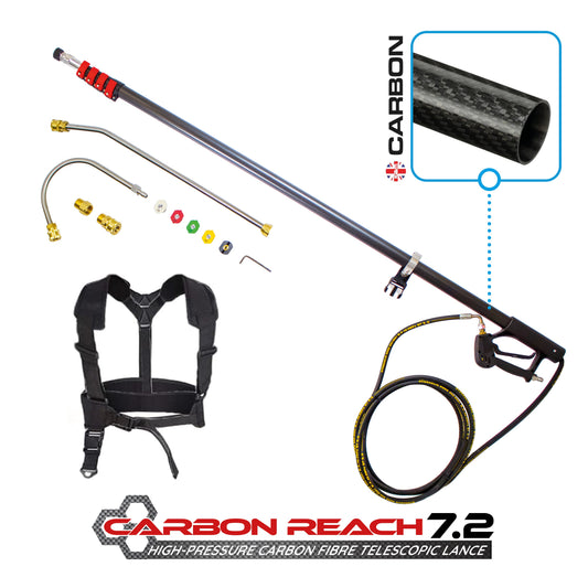 Carbon Reach 7.2m Telescopic Carbon Fibre Lance