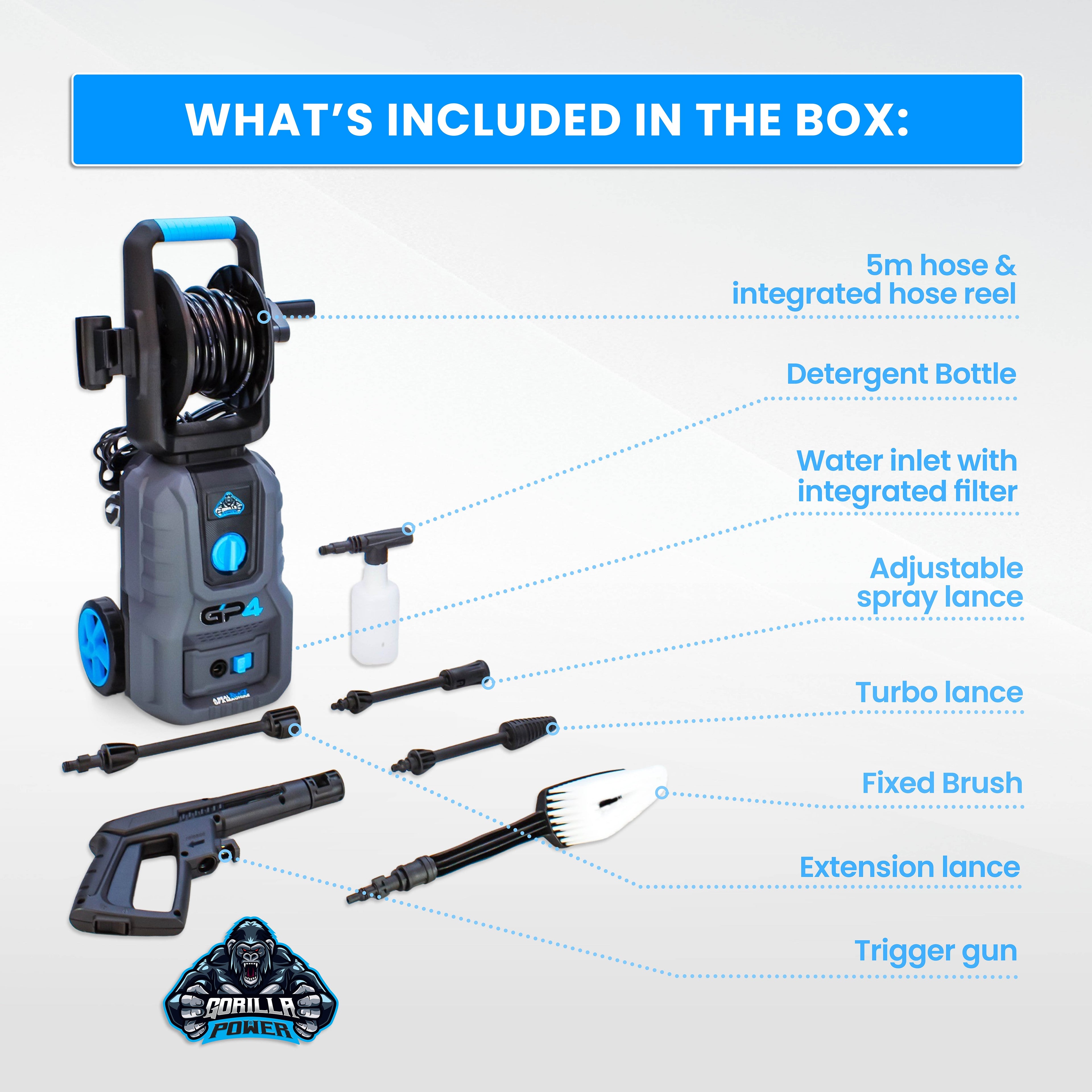 Gorilla Power GP4 Domestic Electric Pressure Washer