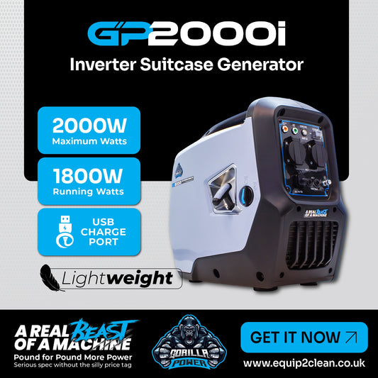 Gorilla Power GP2000i Inverter Suitcase Generator