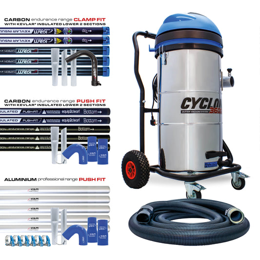 Kiam Cyclone All Terrain 100L 3600W Gutter Vacuum