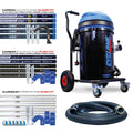 Kiam CYCLONE® All Terrain Gutter Vacuum System 3600W 76L Polypropylene (Black)