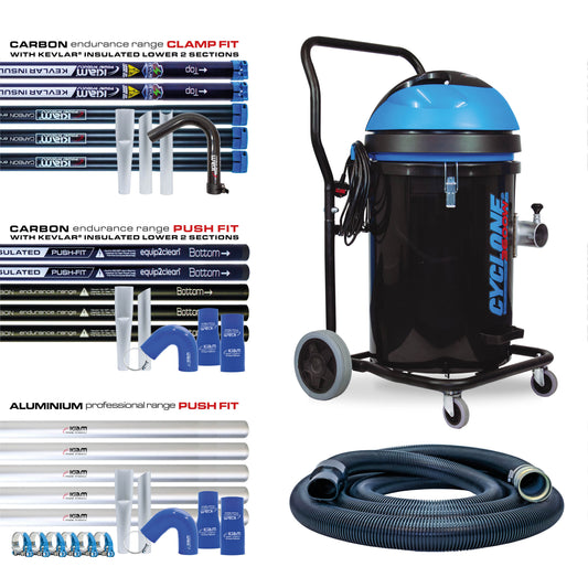 Kiam Cyclone 3600W Polypropylene Gutter Vacuum