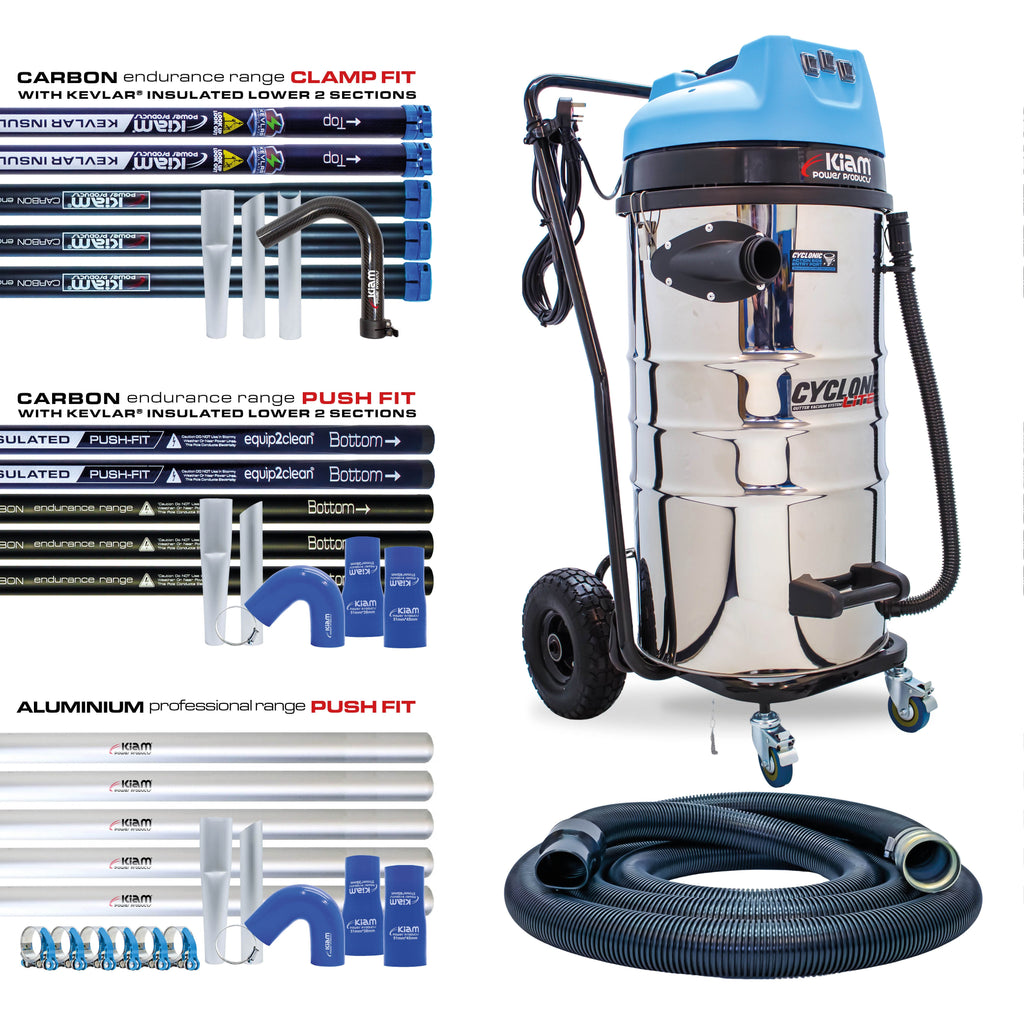 Cyclone Lite® KV100 Gutter Vacuum 3600W - Side Entry