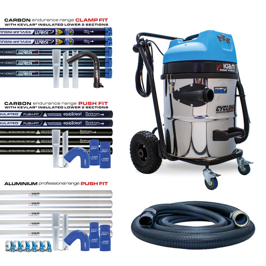 Cyclone Lite KV60 3600W Side-Entry Gutter Vacuum