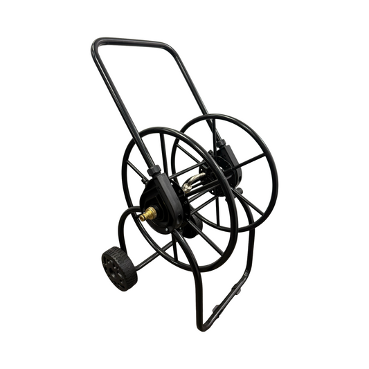 Metal Portable Wheeled Trolley Mount Microbore Hose Reel