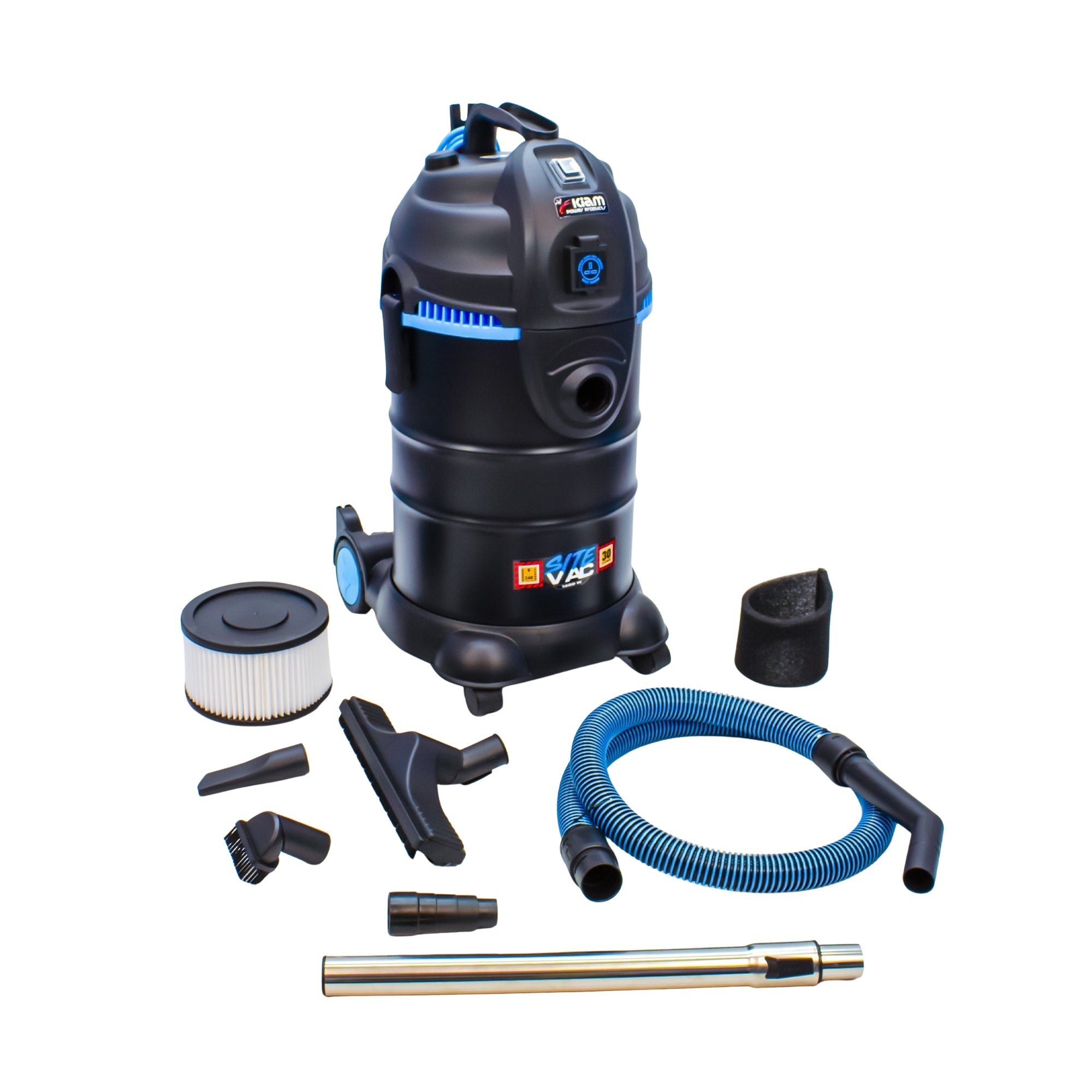 SiteVac® KV30PT – 30 Litre Wet & Dry Vacuum Cleaner with Power Take-Off – 1400W
