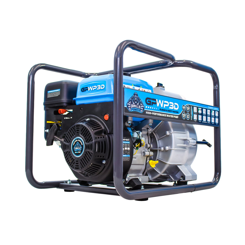 Gorilla Power GPWP3D 3" Dirty / Clean Trash Water Pump