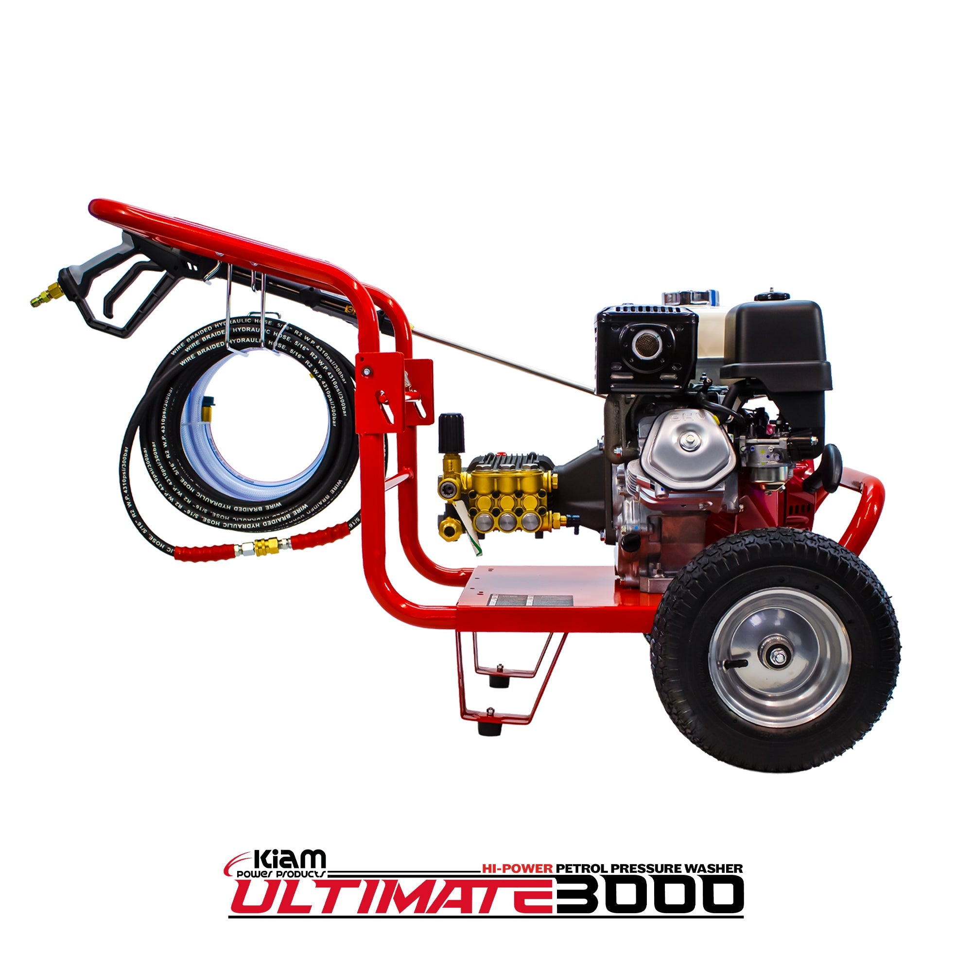 Kiam 3000P Petrol Pressure Washer Honda GX200 Engine 3000 PSI 13 LPM