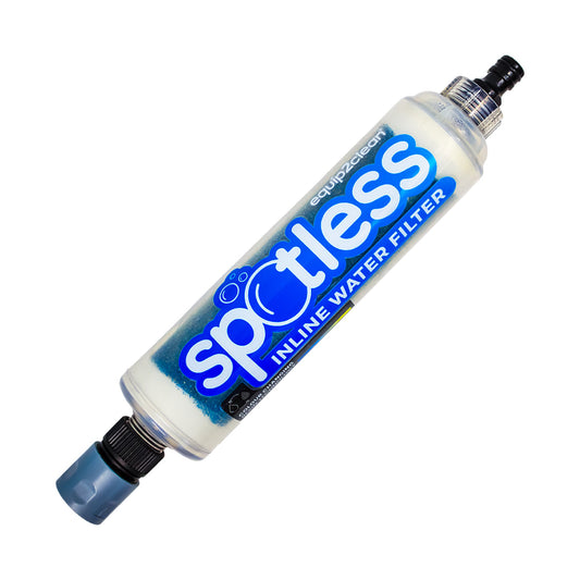 Spotless Inline DI Water Filter with Colour-Changing Resin