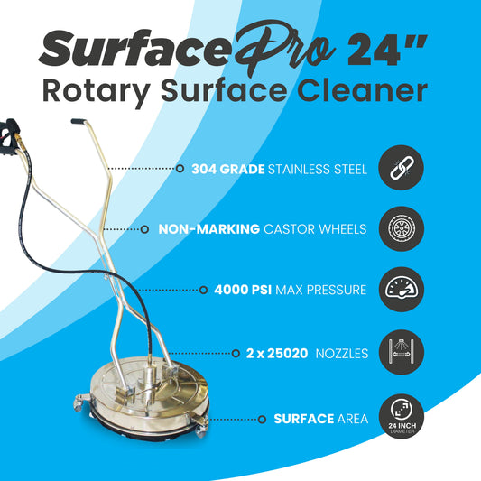 Kiam SurfacePro 24 Inch Steel Surface Cleaner