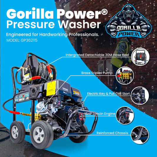 Kiam Gorilla Power Loncin Pressure Washer, 21 LPM