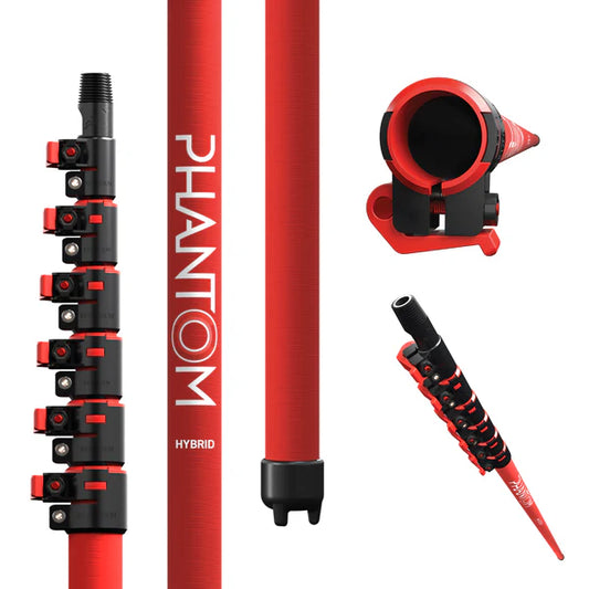 FaceLift Phantom Hybrid Water-Fed Window Cleaning Pole
