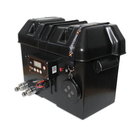 Portable 12v Water Pump Box - Side