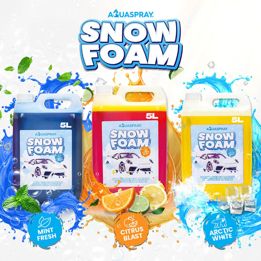 Aquaspray Snow Foam Car Wash Detergent, 5L