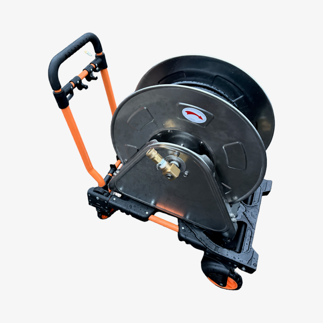 Portable Stainless Hose Reel With High Pressure 1/4″ Hose 50mtr