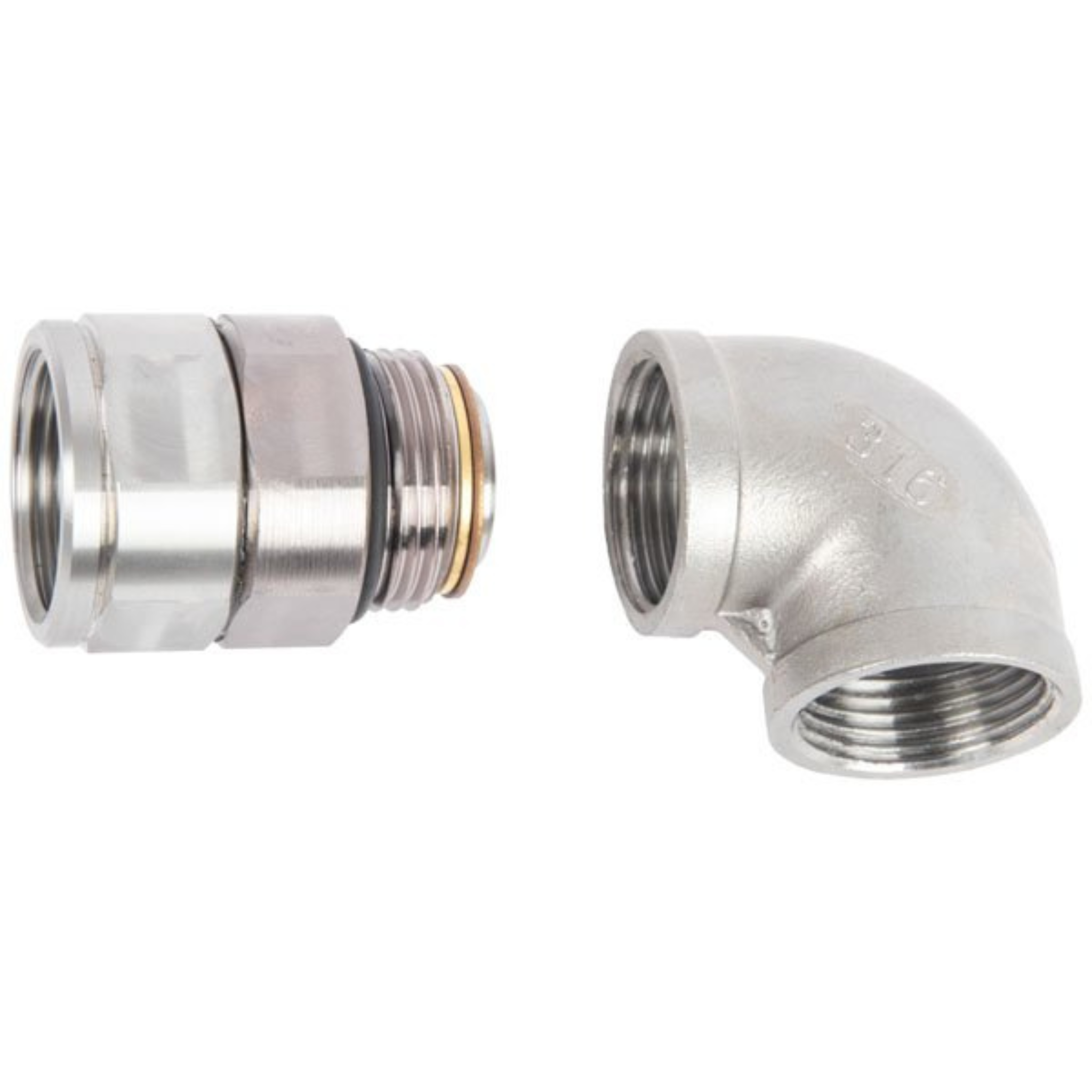 90° Swivel - Stainless Steel, 20 Bar Max Pressure