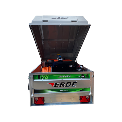 Window Cleaning Trailer Open