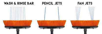 Evo-Lite 26cm Dual Trim Mono Brush (9 Jet Rinse Bar)