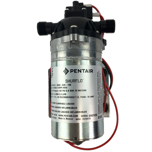 Shurflo 12V 100 PSI Male-Port Window Cleaning Pump