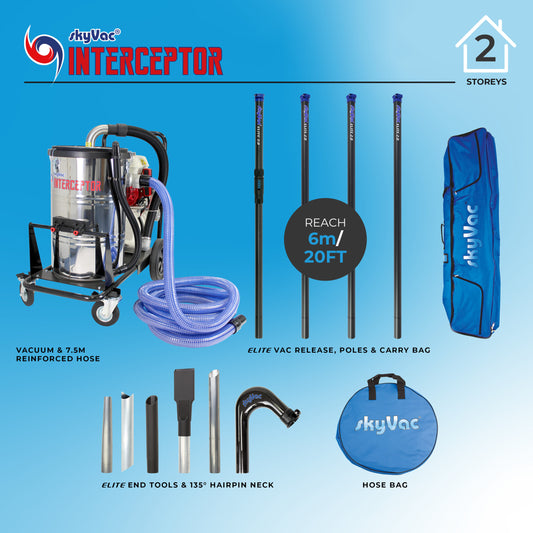 skyVac Interceptor® Package - Key Start 4 Pole (6m/20ft)