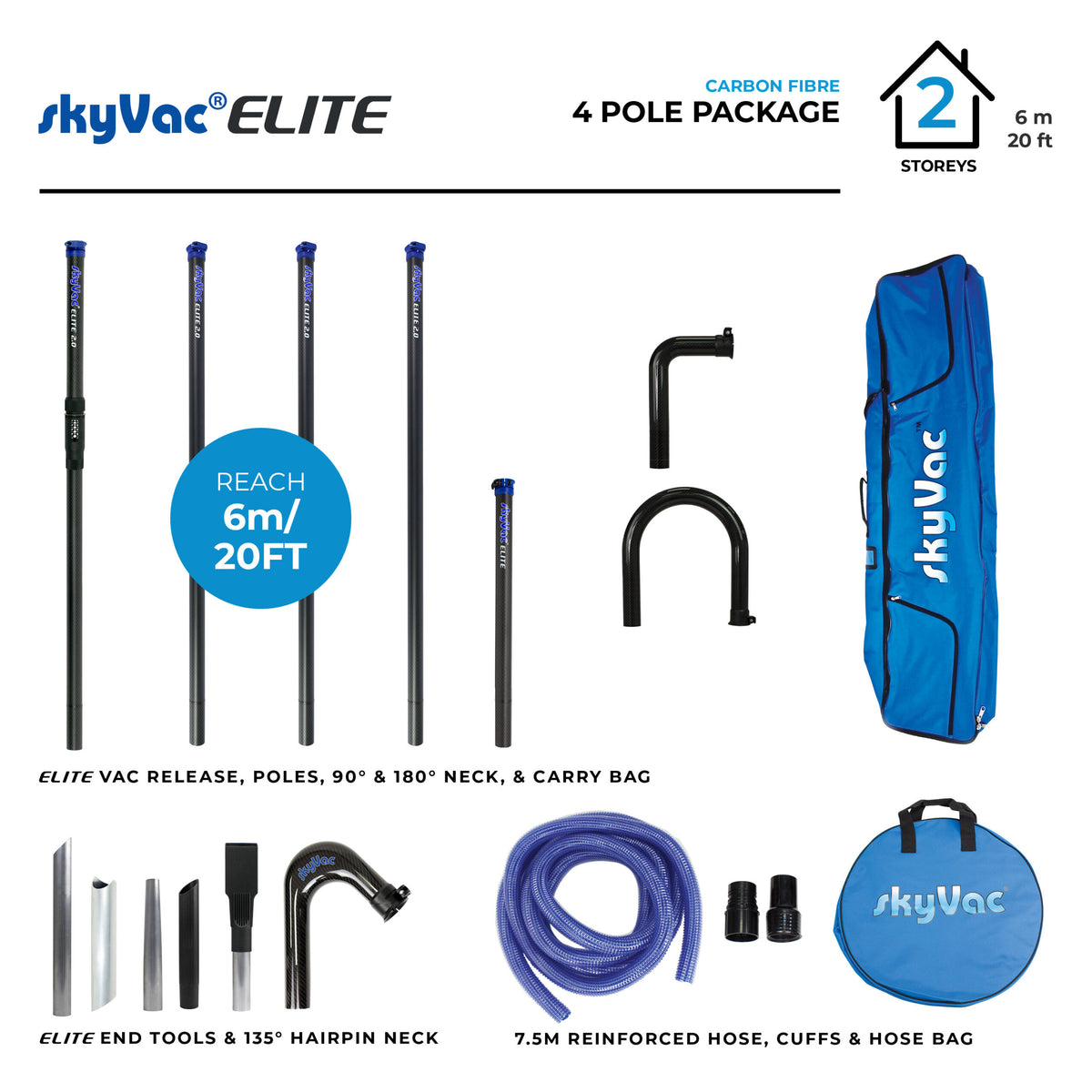 skyVac® Elite Pole Package