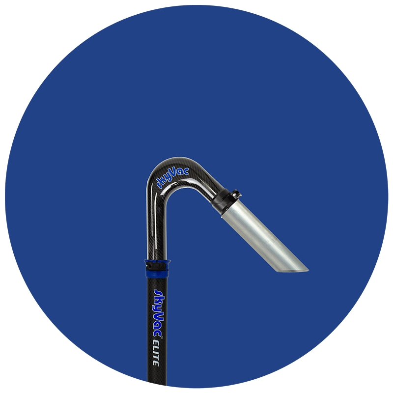 skyVac® Premium 50mm Clamped Pole Package